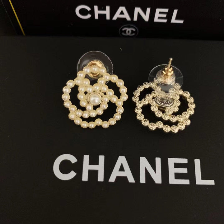 Fashion CC Irregular Pearl Earrings