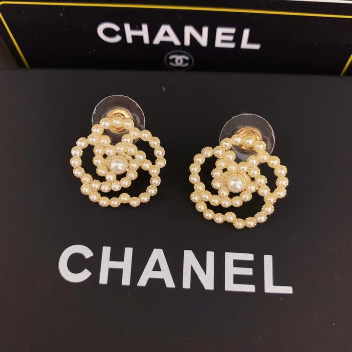 Fashion CC Irregular Pearl Earrings