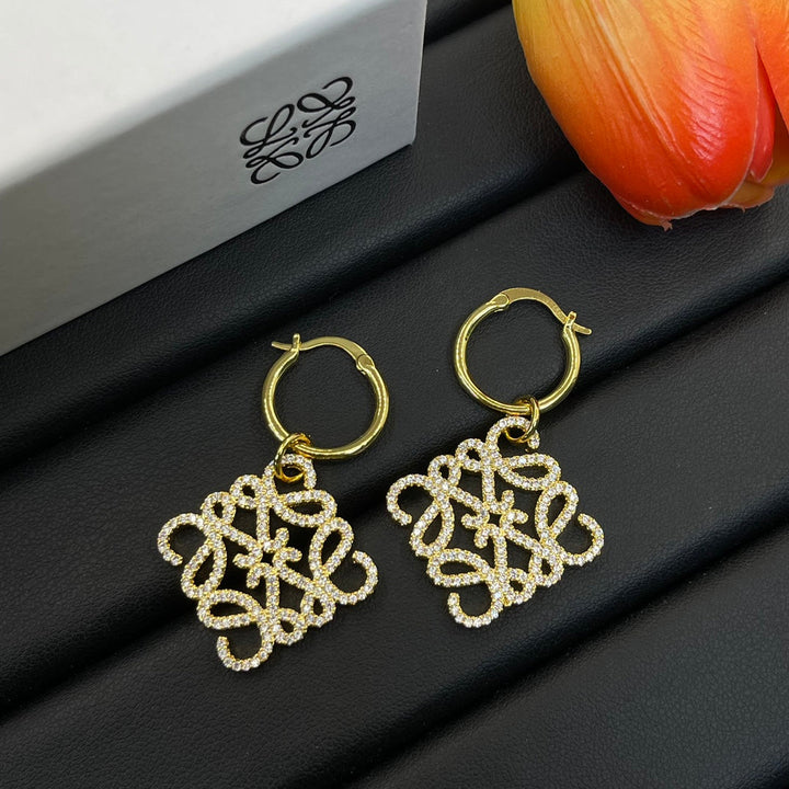 Fashion Irregular Square Dangle Earrings