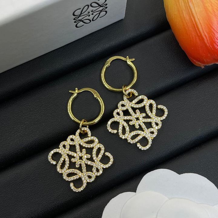 Fashion Irregular Square Dangle Earrings