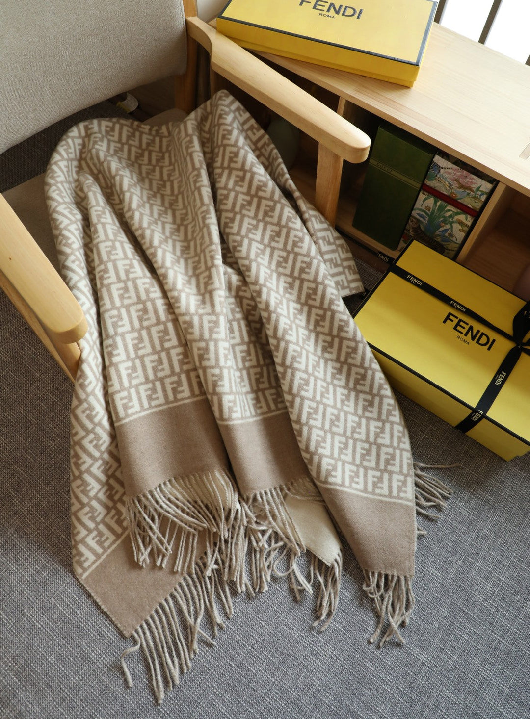 Luxury High Density Woven Roman Poncho