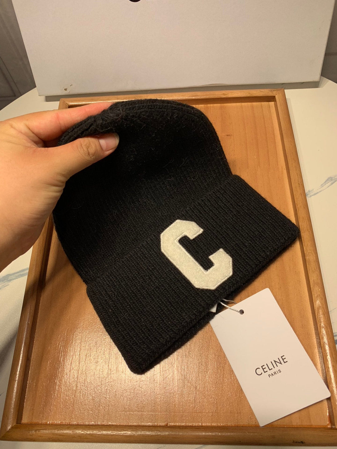 Classic Single C Knit Single Hat