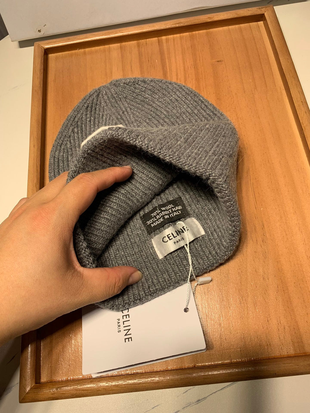 Classic Single C Knit Single Hat