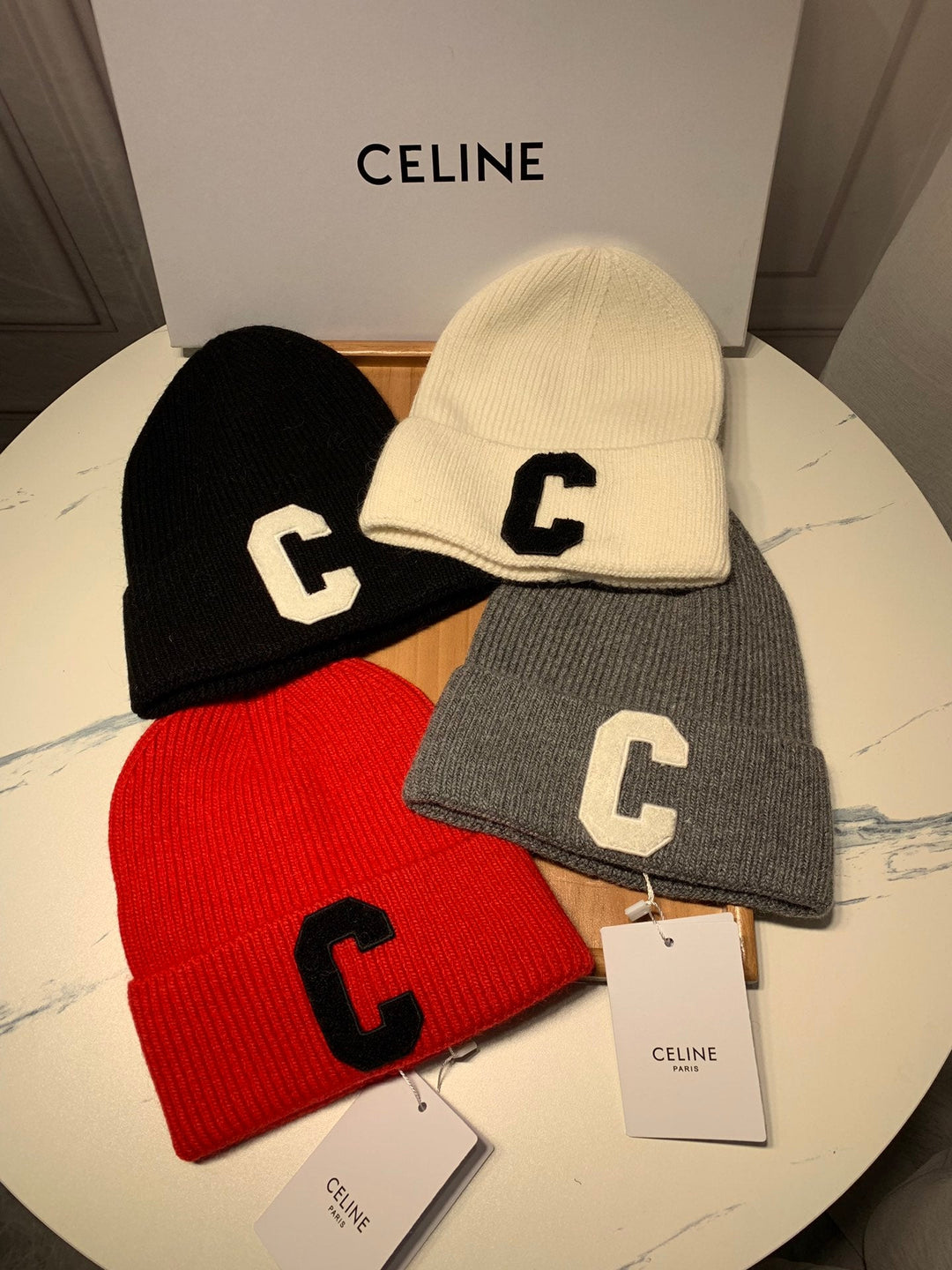 Classic Single C Knit Single Hat