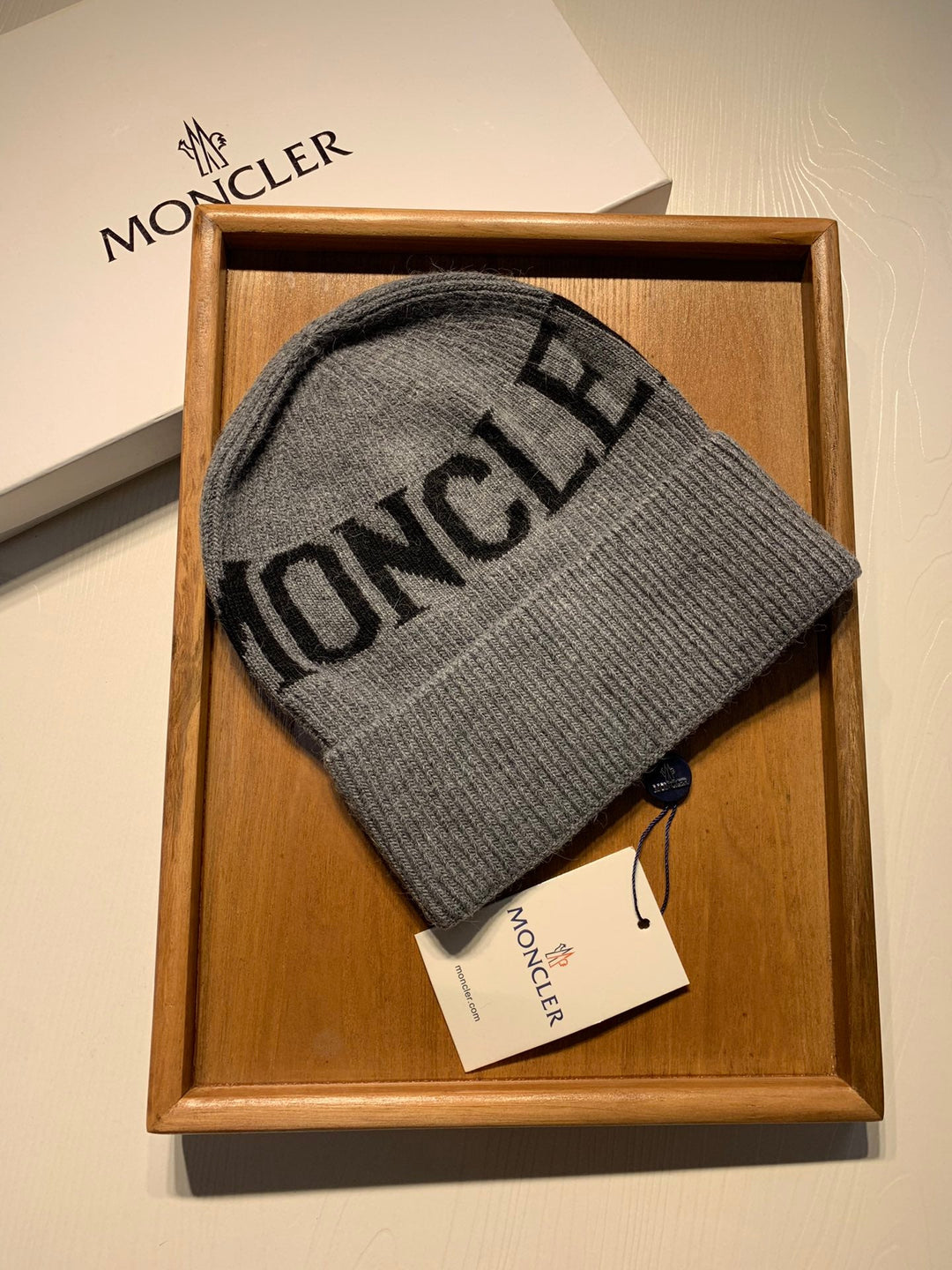 Luxurious Monogrammed Wool Monohat