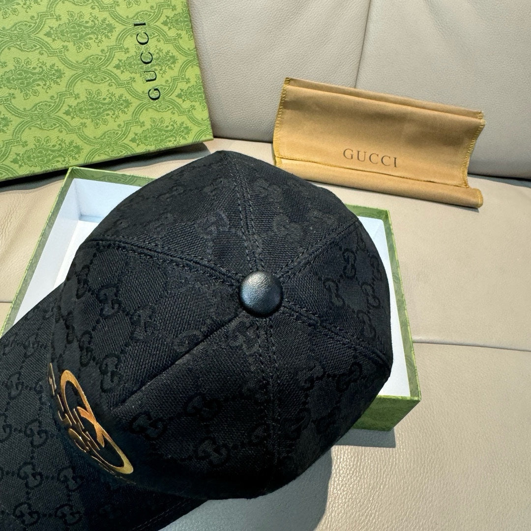 Deluxe Gold Label GG Graphic Baseball Cap