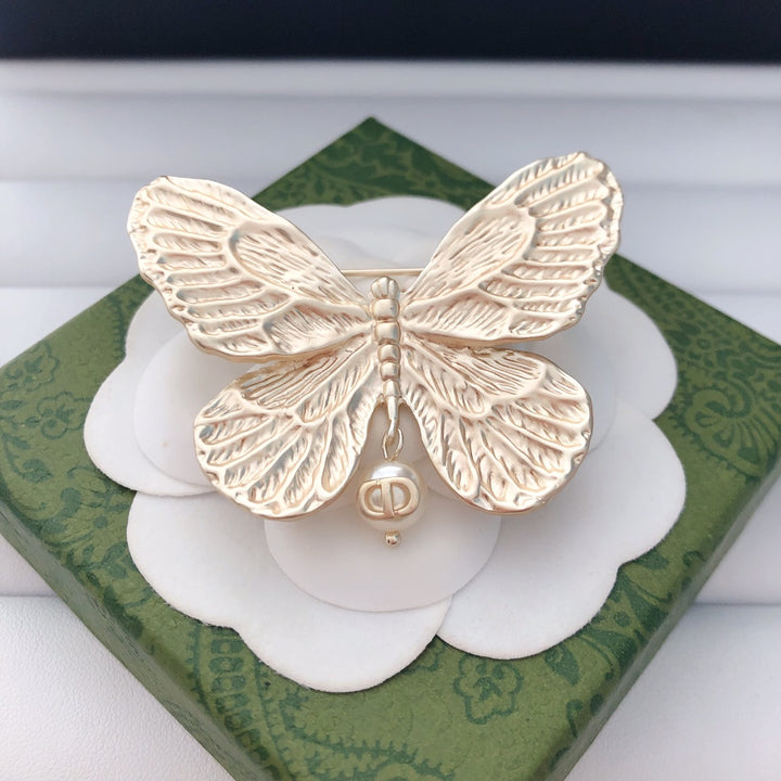 Gold Butterfly Brooches