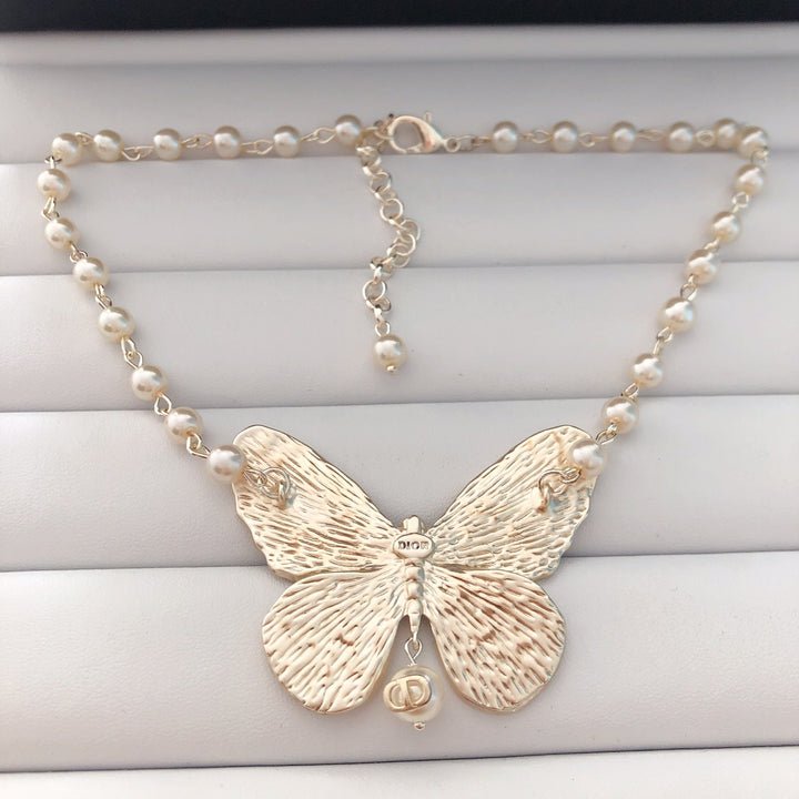 Gold Butterfly Necklace