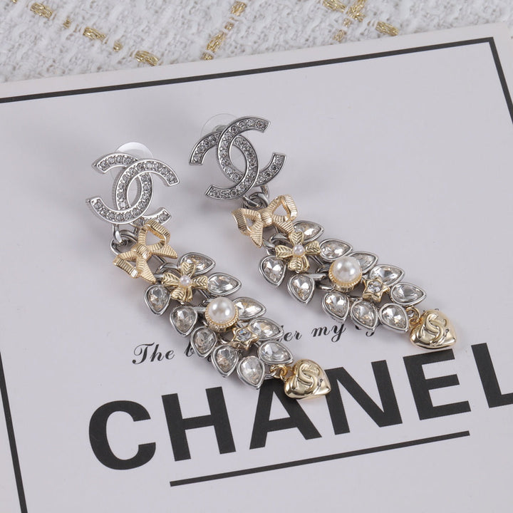 Fashion CC Multi-Element Combination Earrings