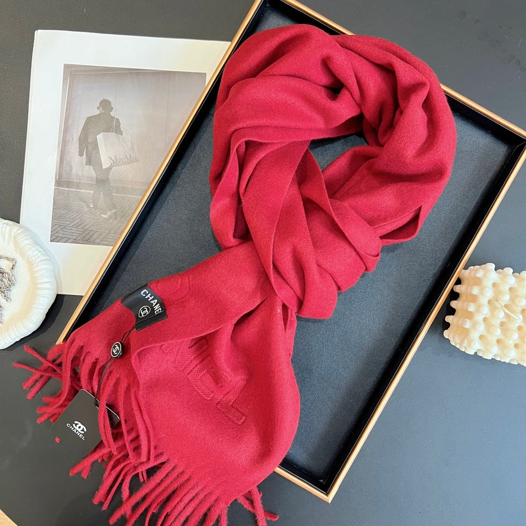 Fashion CC letter print scarf