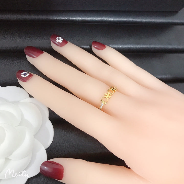 2 Colors Opening Adjustable Ring