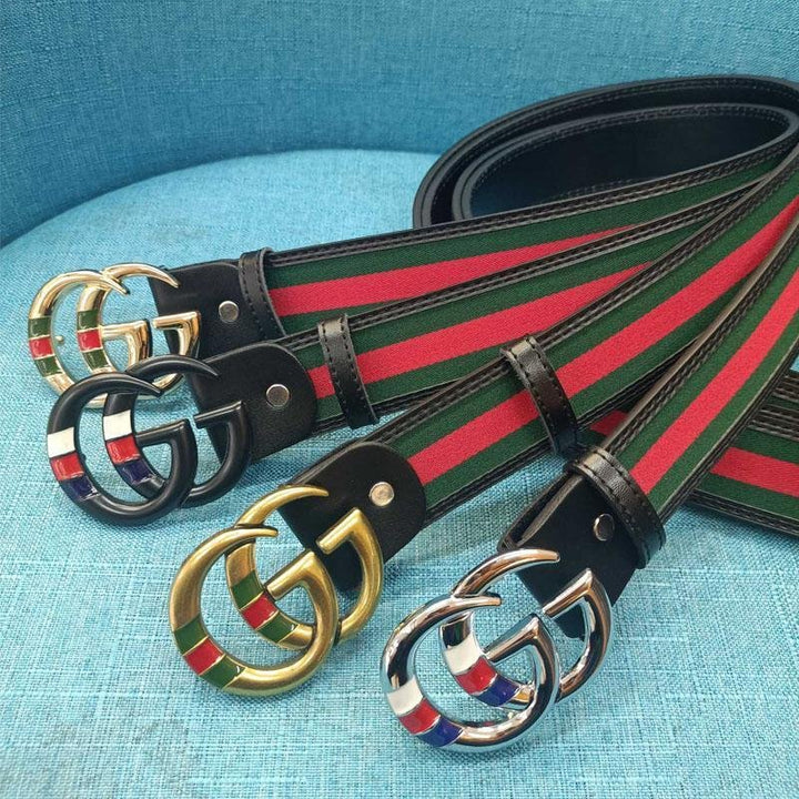 4 Colors Luxury Monogrammed GG Leather Belts