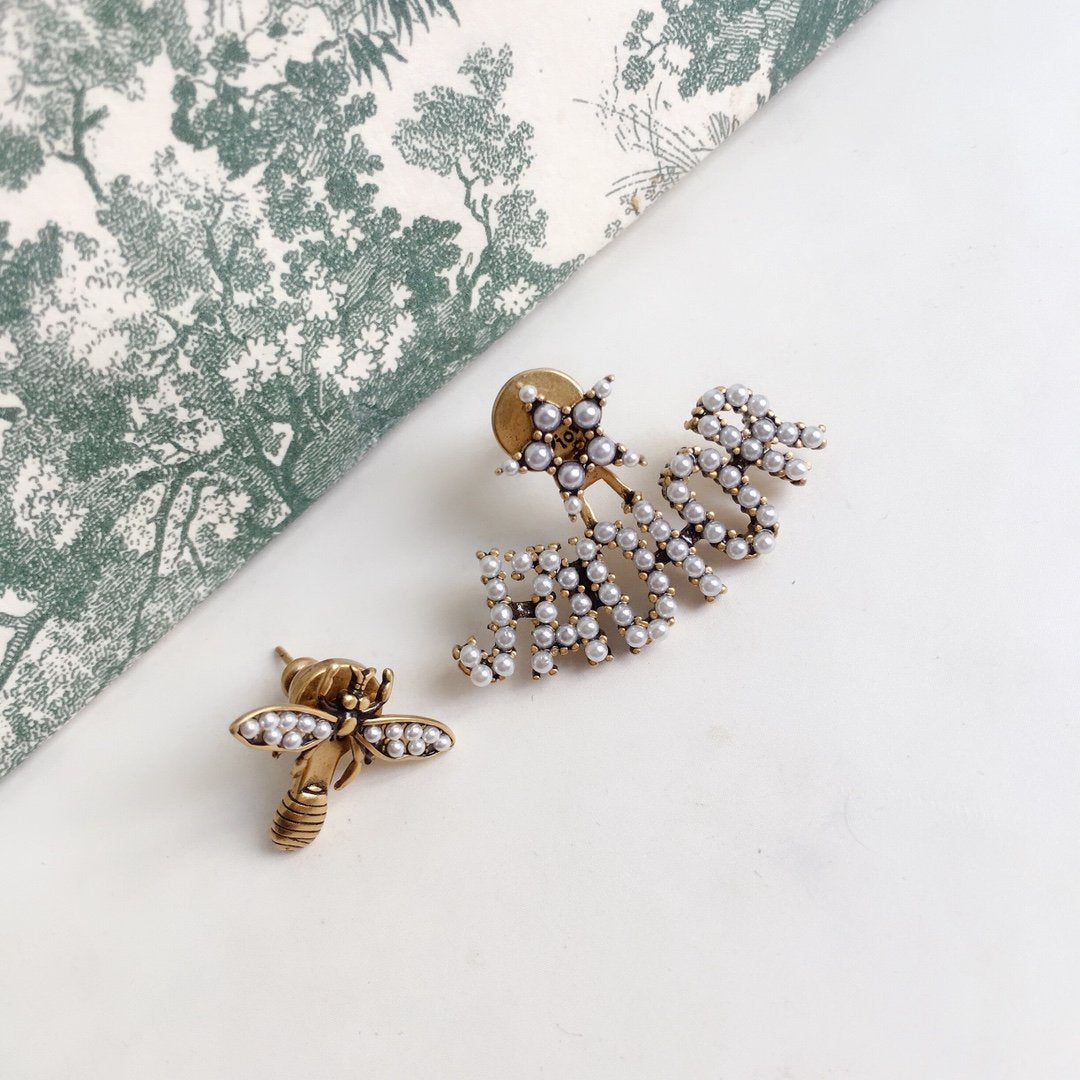 Luxury pearl honey earrings