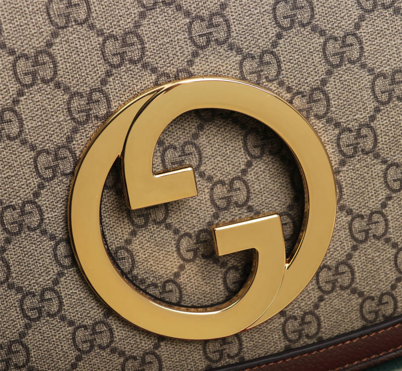 Classic Series - Gold Round Logo Crossbody Bag