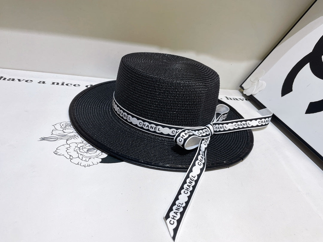 4-color tie bow flat top hat