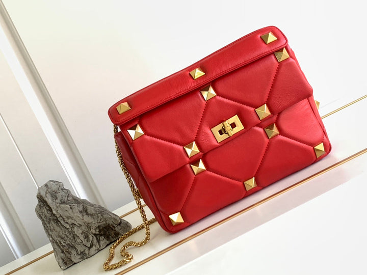 Red-Sheepskin Handbag M9828