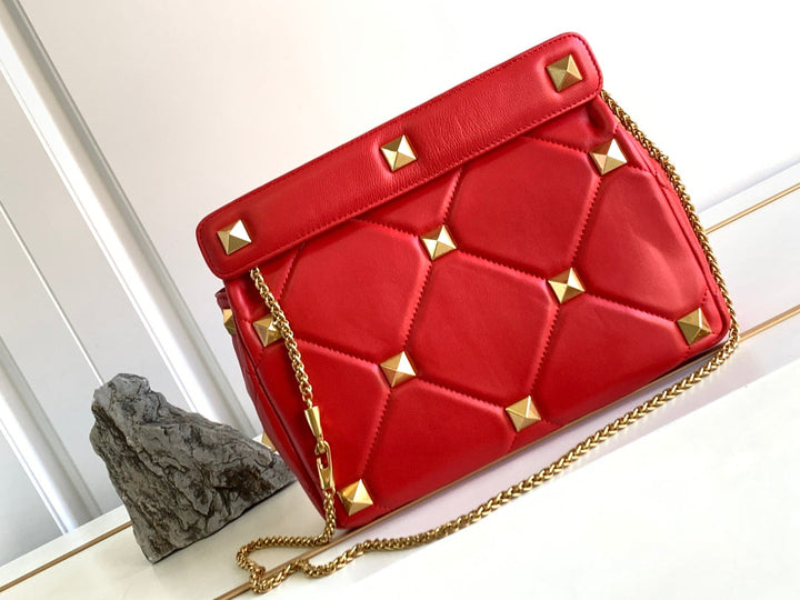 Red-Sheepskin Handbag M9828