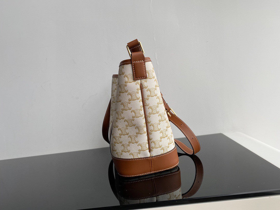 Cowhide Bucket Bag M2299