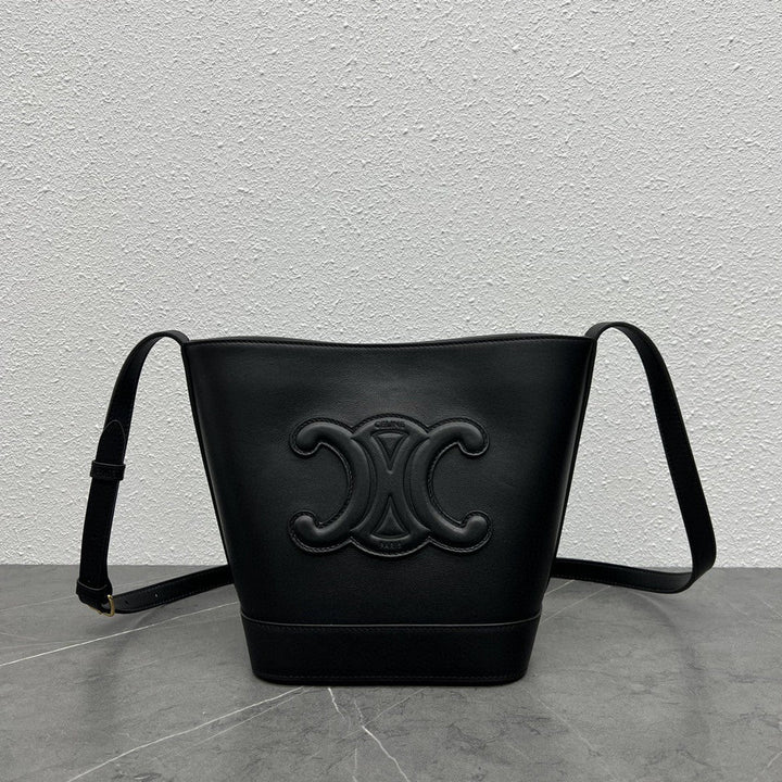 Black Cowhide Bucket Bag M198243