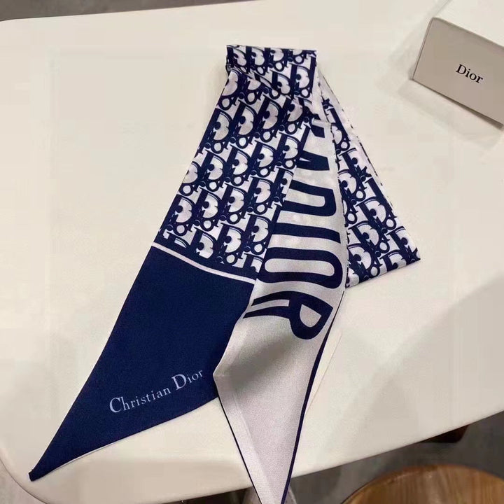 Fashionable Silk Letter Scarf