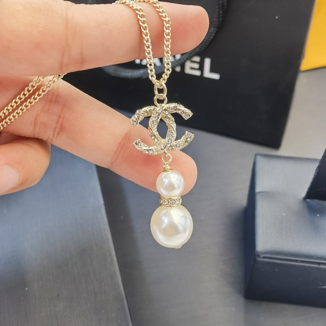 High-end Luxury Double C Gourd Necklace