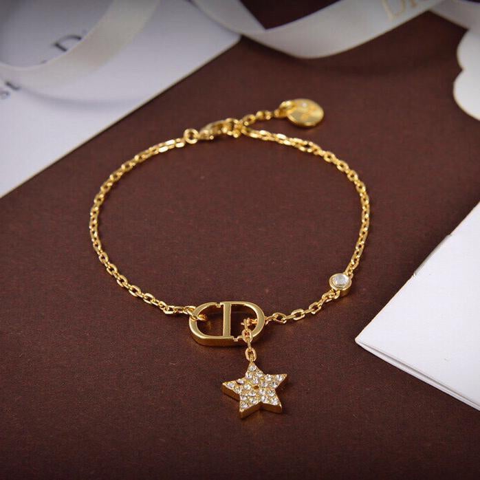 Crystal Studded Star Classic Bracelet