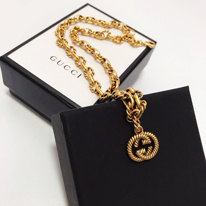 Luxury Chain Double G Pendant Necklace