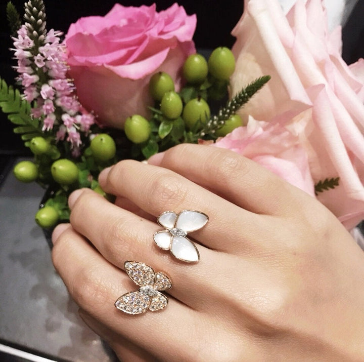 Fashion Butterfly Rhinestone Ring