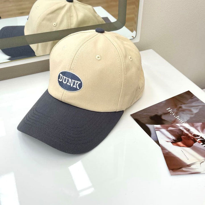 Fashion casual letter color matching baseball cap