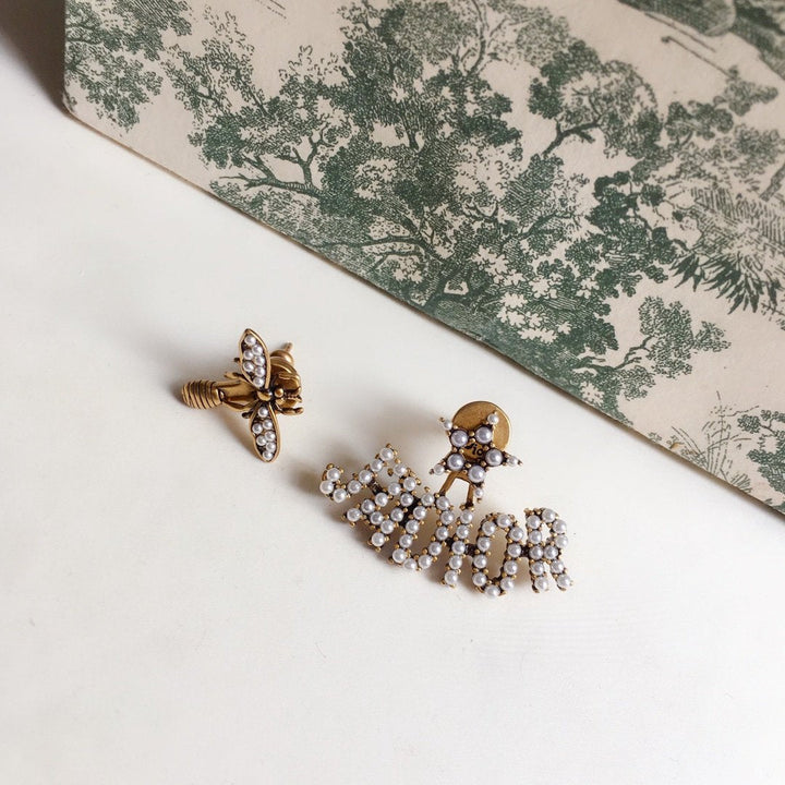 Luxury pearl honey earrings