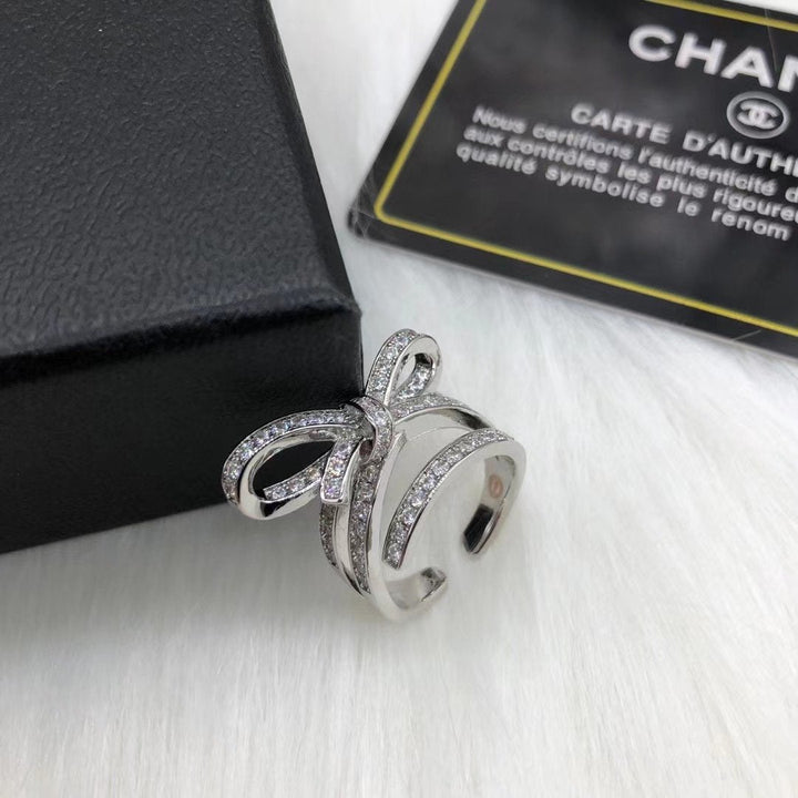 Fashion Crystal Open Ring