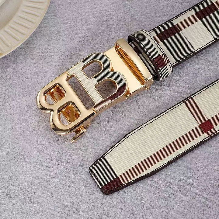 3 Colors Luxurious BB Pattern Belt