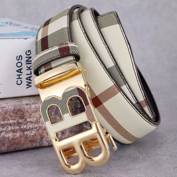 3 Colors Luxurious BB Pattern Belt