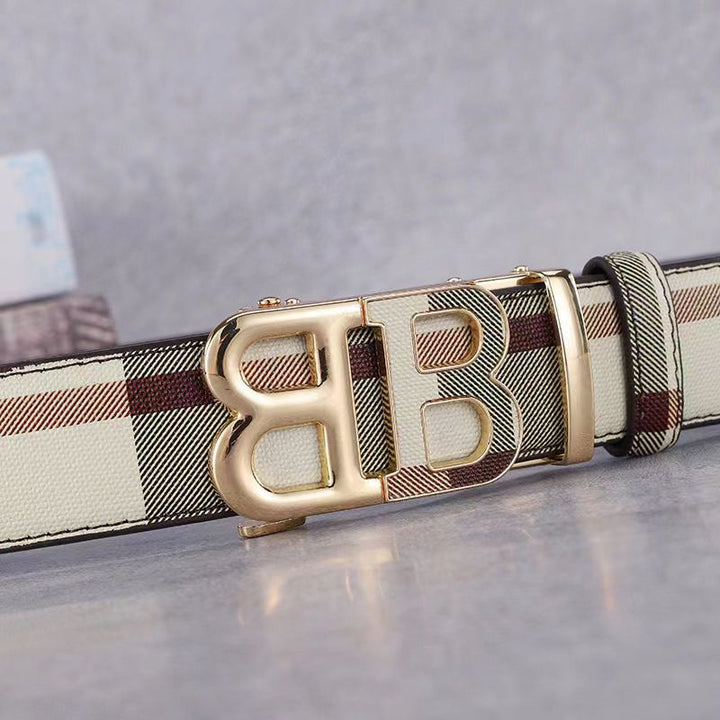 3 Colors Luxurious BB Pattern Belt