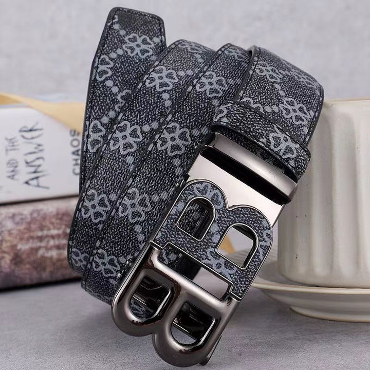 3 Colors Luxurious BB Pattern Belt