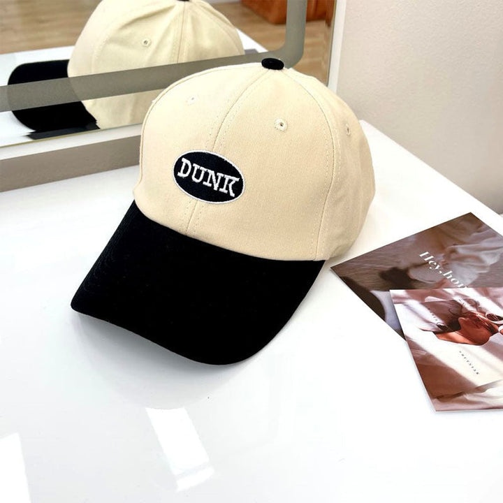 Fashion casual letter color matching baseball cap