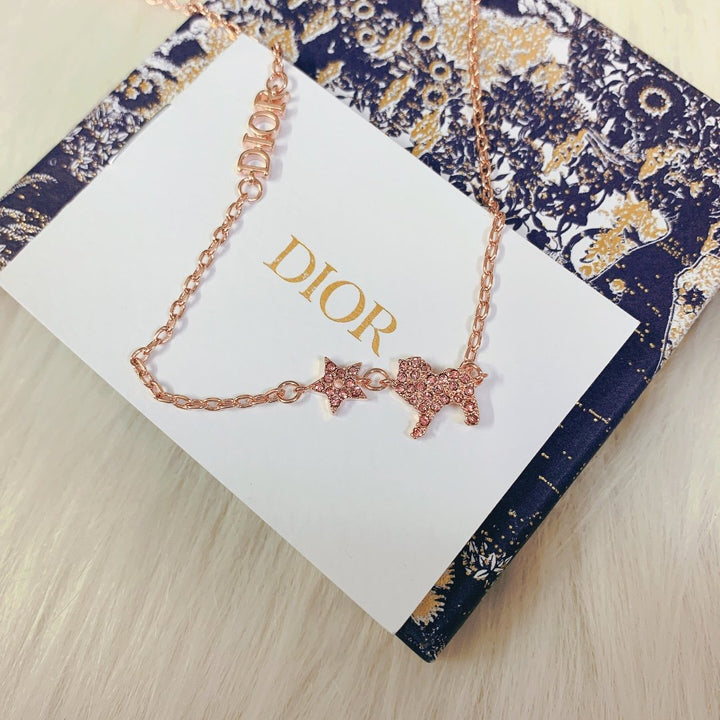 Luxury Rose Gold Lion Pendant Necklace