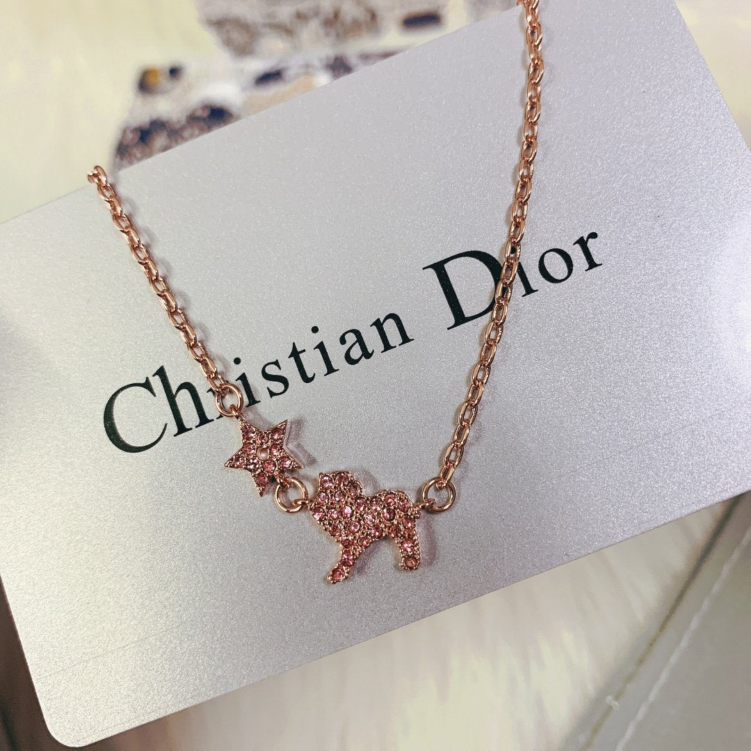 Luxury Rose Gold Lion Pendant Necklace