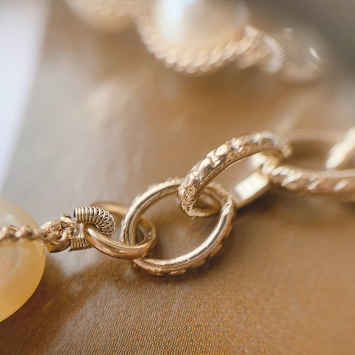 Fashion Lace Chain Pearl Bracelet