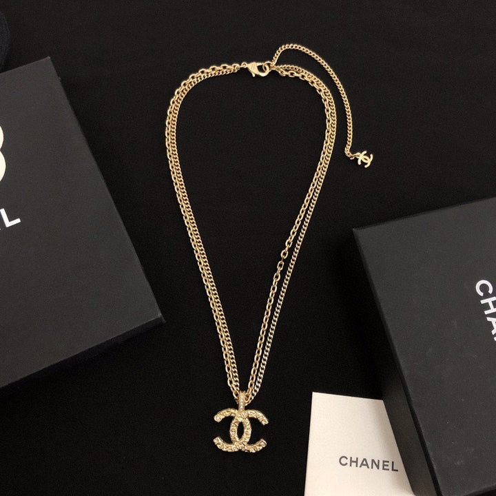 High-end Double-Strand Letter Necklace