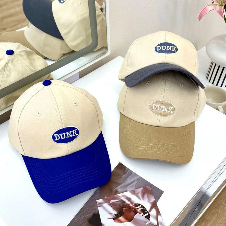 Fashion casual letter color matching baseball cap