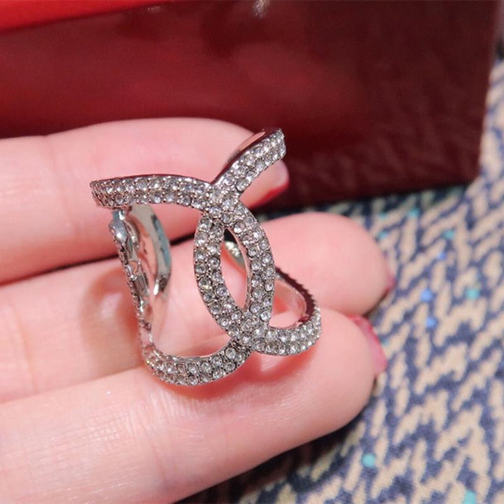 Luxury Zircon Open Universal Ring