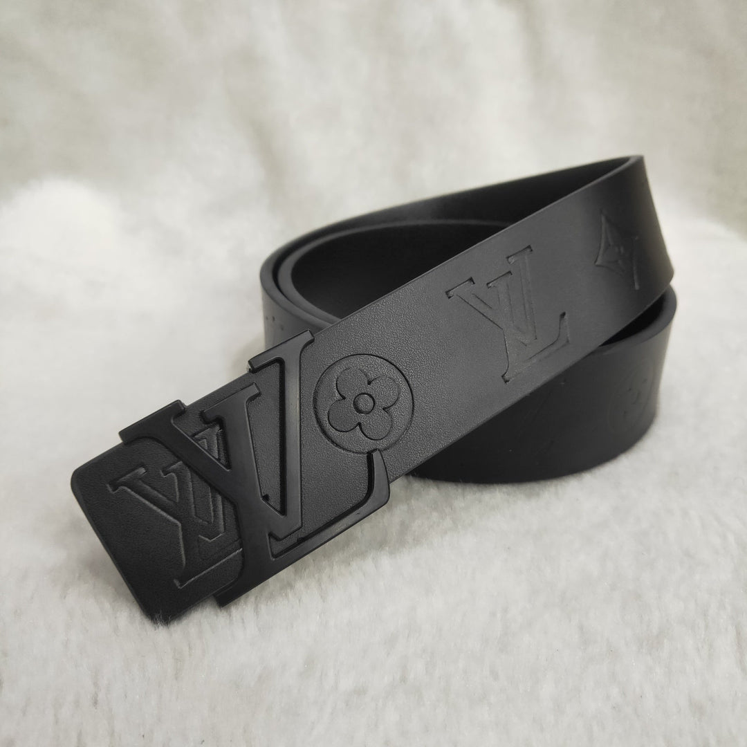 3 Colors luxury printed letter leather belt