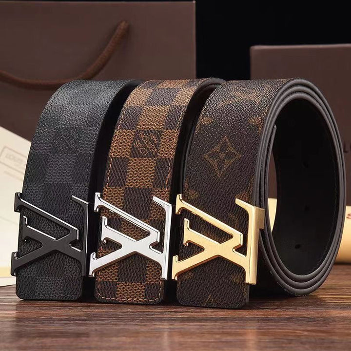 3 Colors Luxurious Monogrammed Graffiti Belt