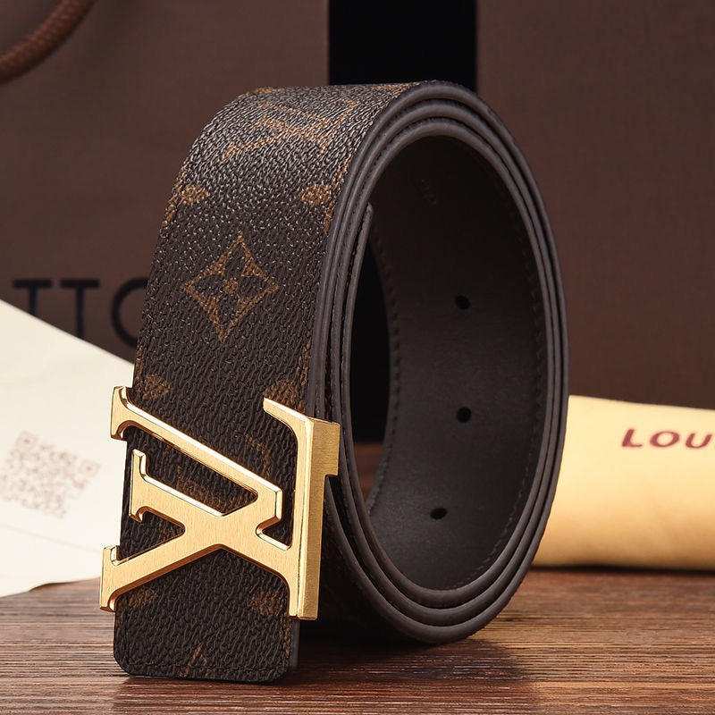 3 Colors Luxurious Monogrammed Graffiti Belt