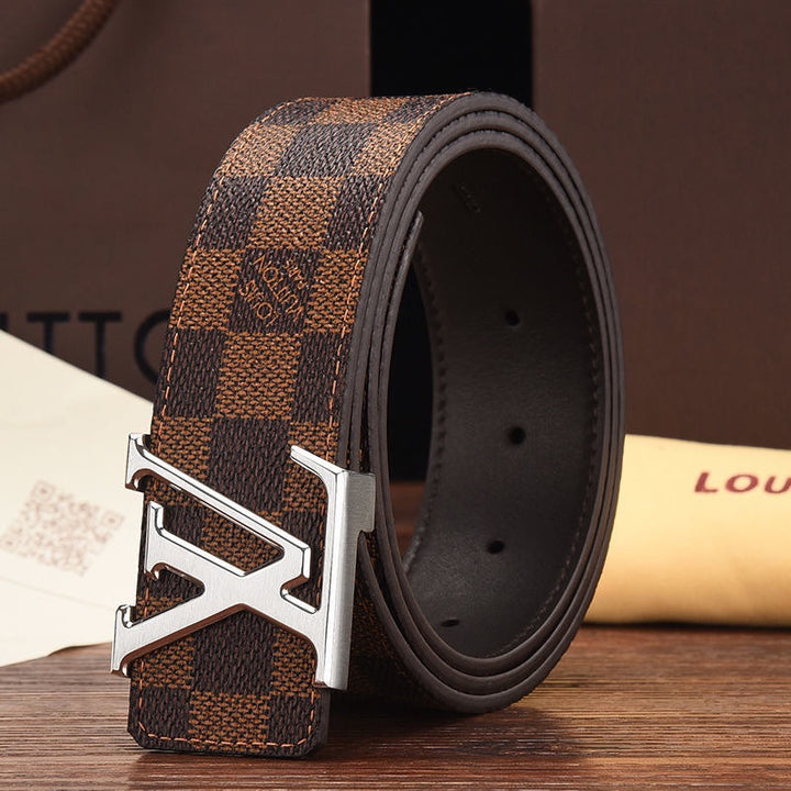 3 Colors Luxurious Monogrammed Graffiti Belt