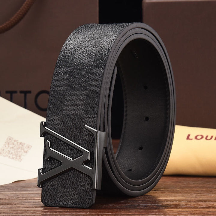 3 Colors Luxurious Monogrammed Graffiti Belt