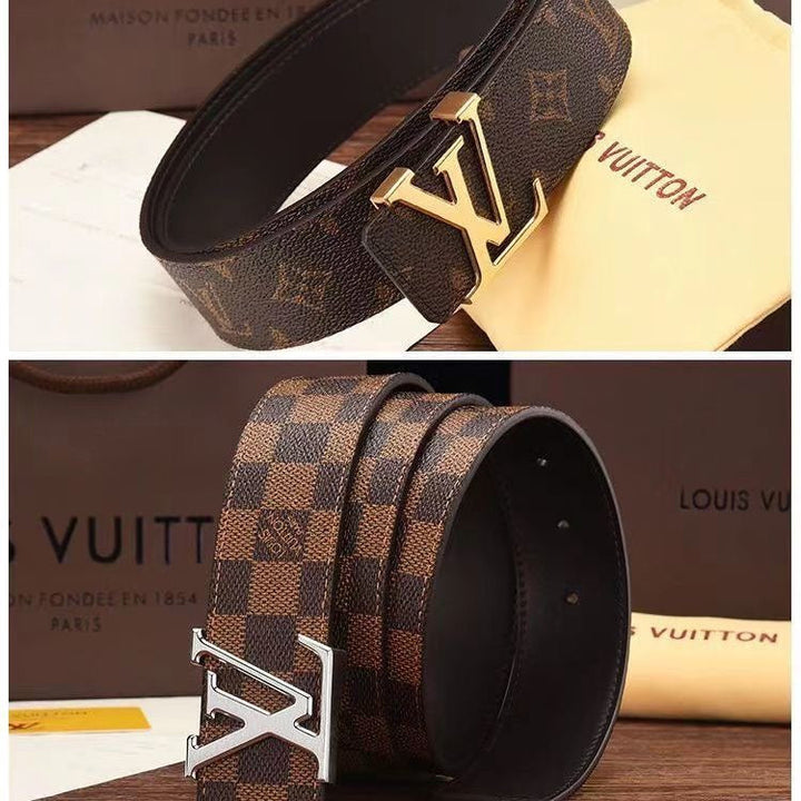 3 Colors Luxurious Monogrammed Graffiti Belt