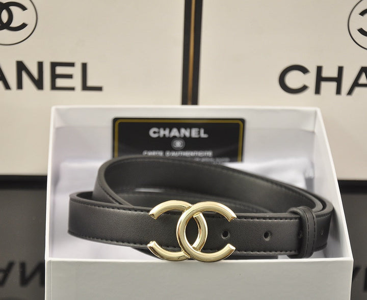 Single Color Double C Letter Belt