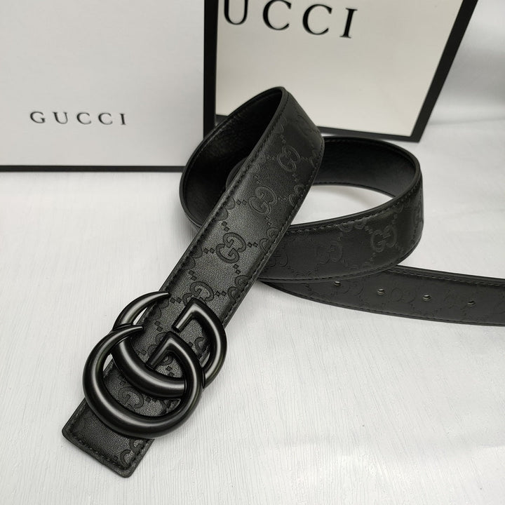 4 Colors Fashion Letter Embossed Belt